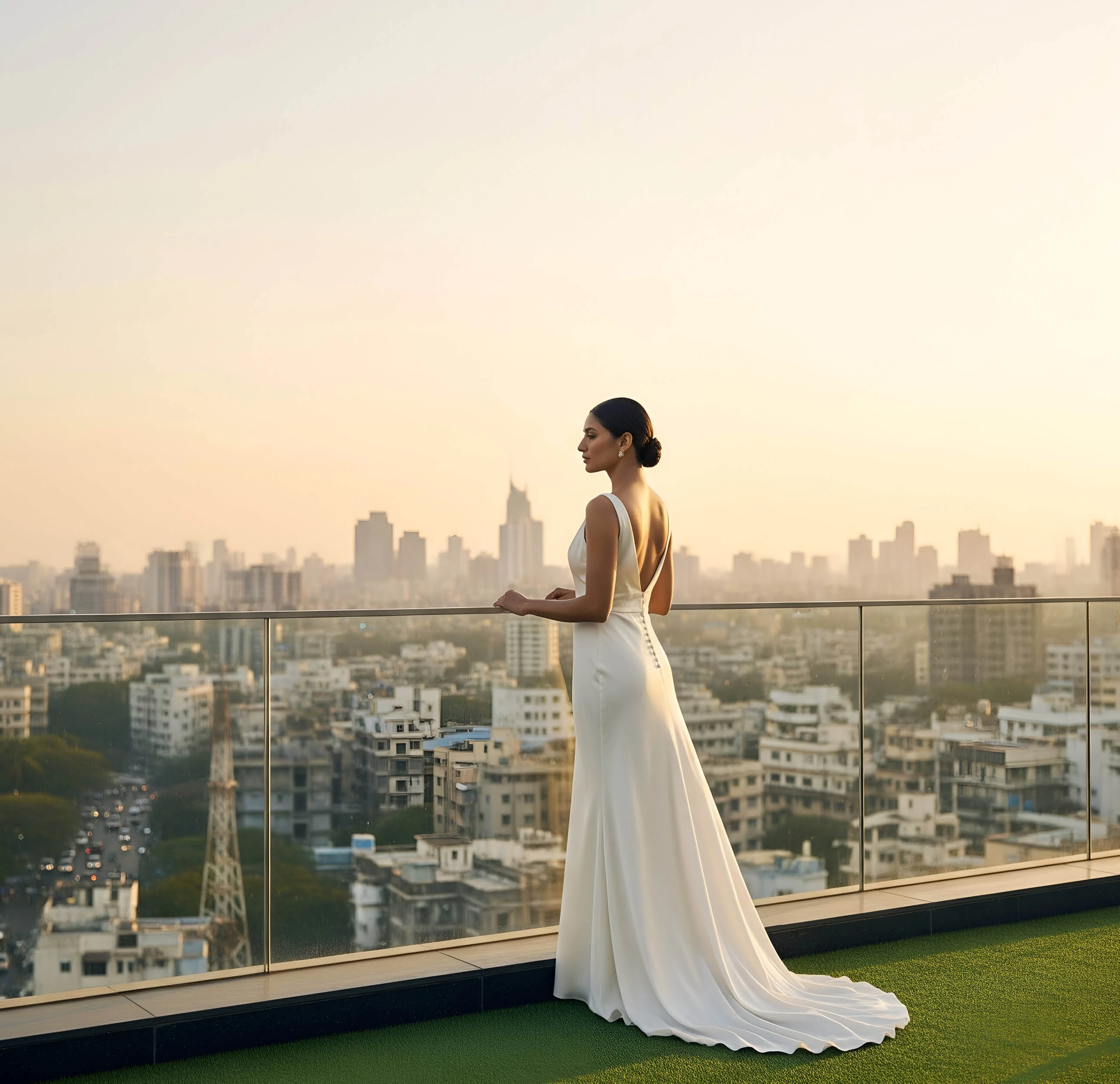 Agami Legends private deck overlooking Bandra